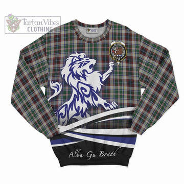 Innes Dress Tartan Sweatshirt with Alba Gu Brath Regal Lion Emblem