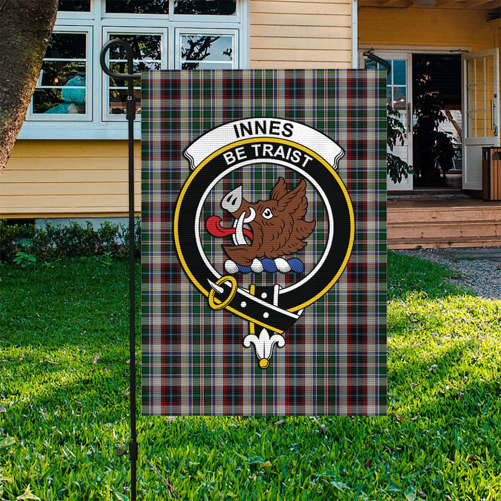 Innes Dress Tartan Flag with Family Crest - Tartan Vibes Clothing