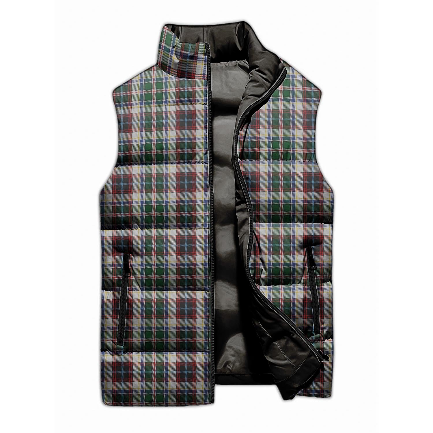 Innes Dress Tartan Sleeveless Puffer Jacket - Tartanvibesclothing