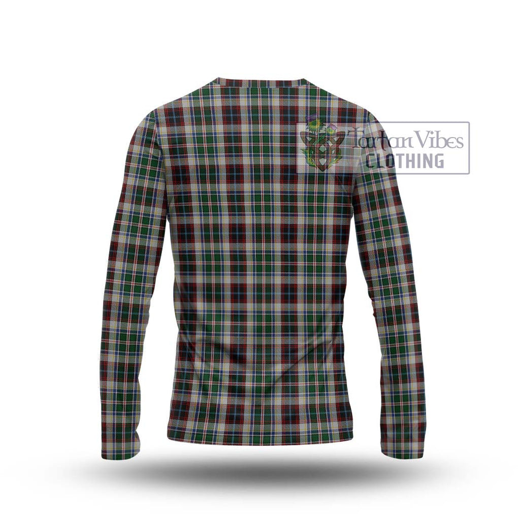 Innes Dress Tartan Long Sleeve T-Shirt with Family Crest DNA In Me Style - Tartanvibesclothing Shop