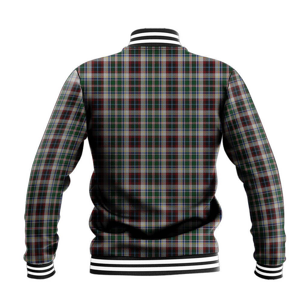 Innes Dress Tartan Baseball Jacket with Family Crest - Tartan Vibes Clothing