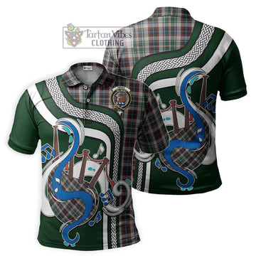 Innes Dress Tartan Polo Shirt with Epic Bagpipe Style