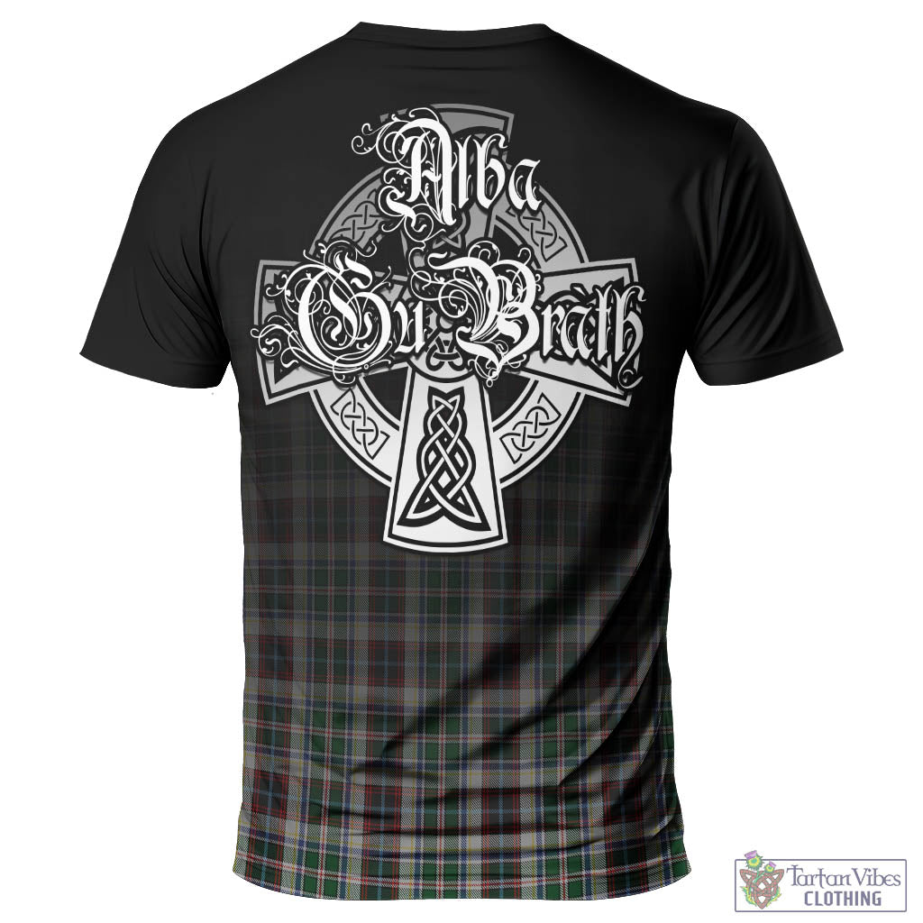 Tartan Vibes Clothing Innes Dress Tartan T-Shirt Featuring Alba Gu Brath Family Crest Celtic Inspired