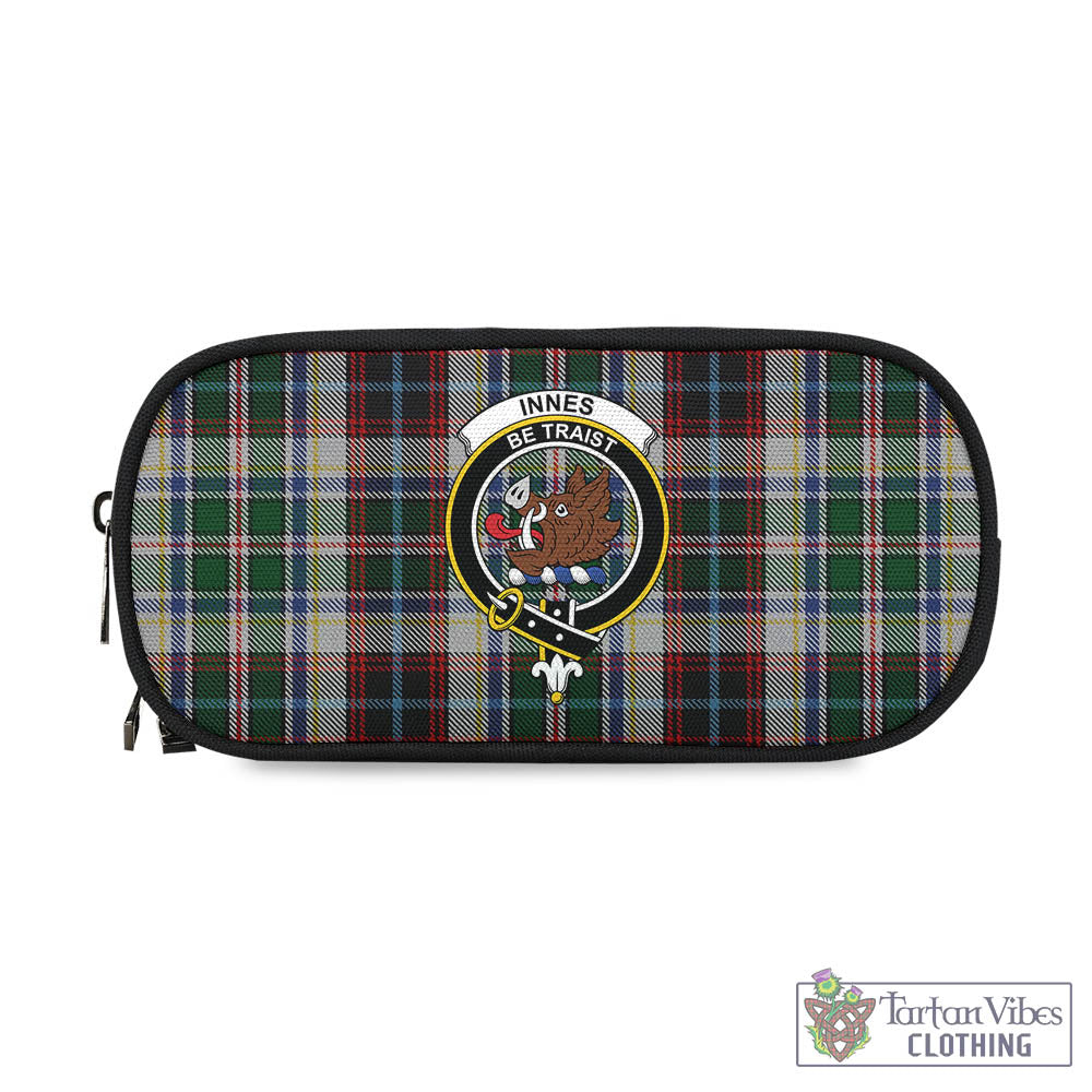 Tartan Vibes Clothing Innes Dress Tartan Pen and Pencil Case with Family Crest