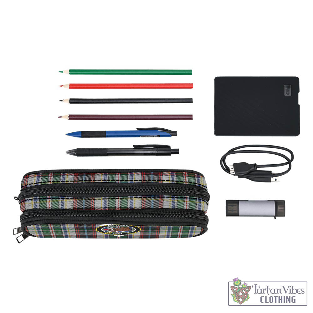 Tartan Vibes Clothing Innes Dress Tartan Pen and Pencil Case with Family Crest