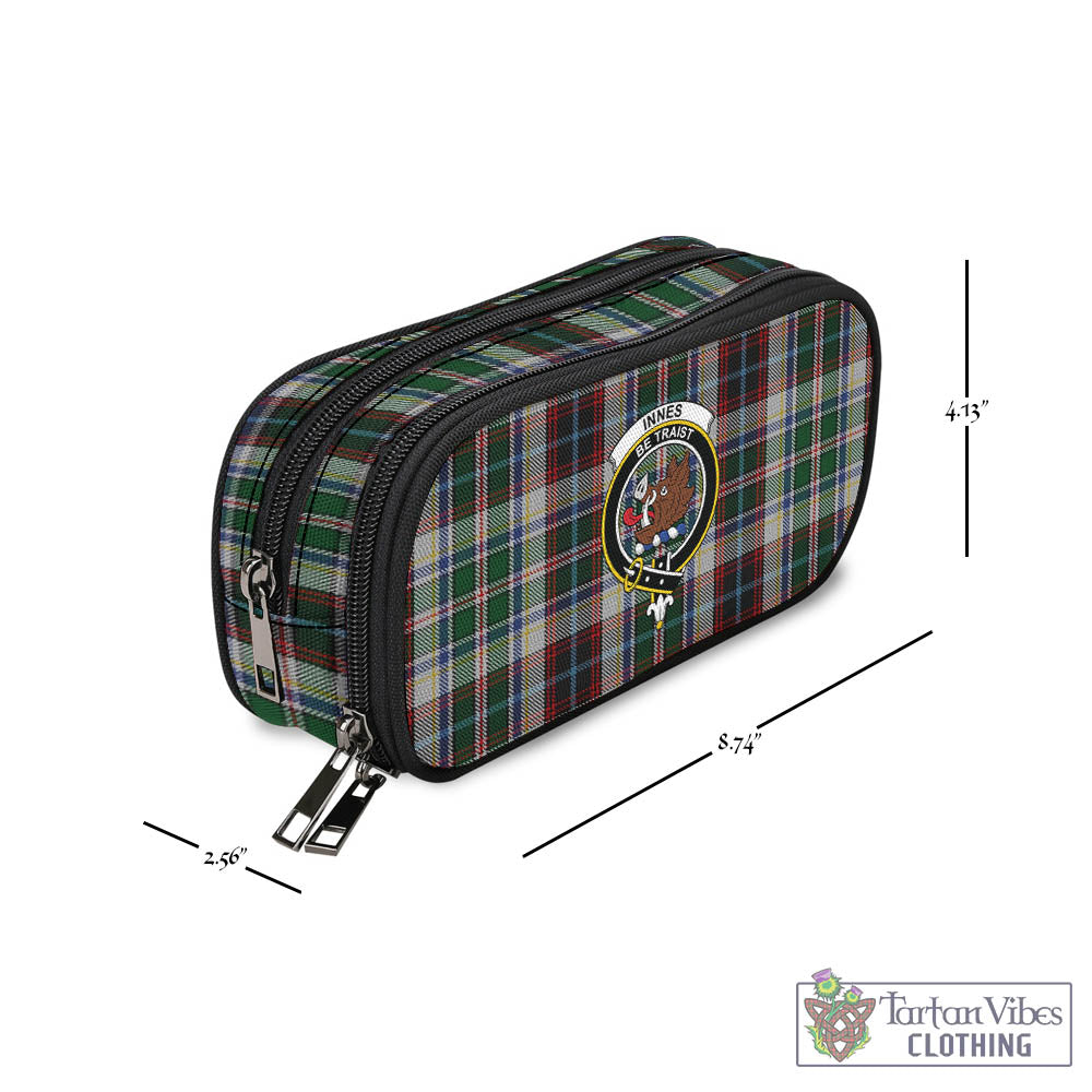 Tartan Vibes Clothing Innes Dress Tartan Pen and Pencil Case with Family Crest