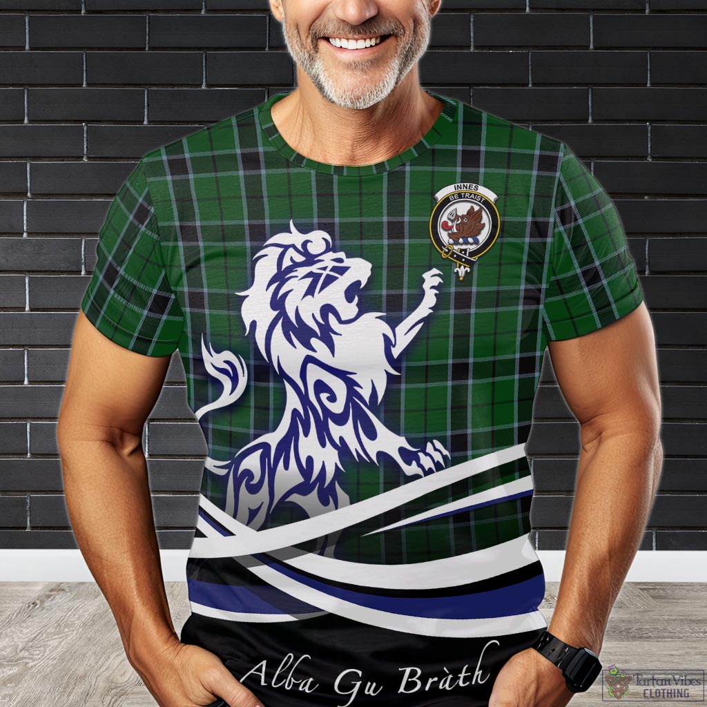 innes-hunting-tartan-t-shirt-with-alba-gu-brath-regal-lion-emblem