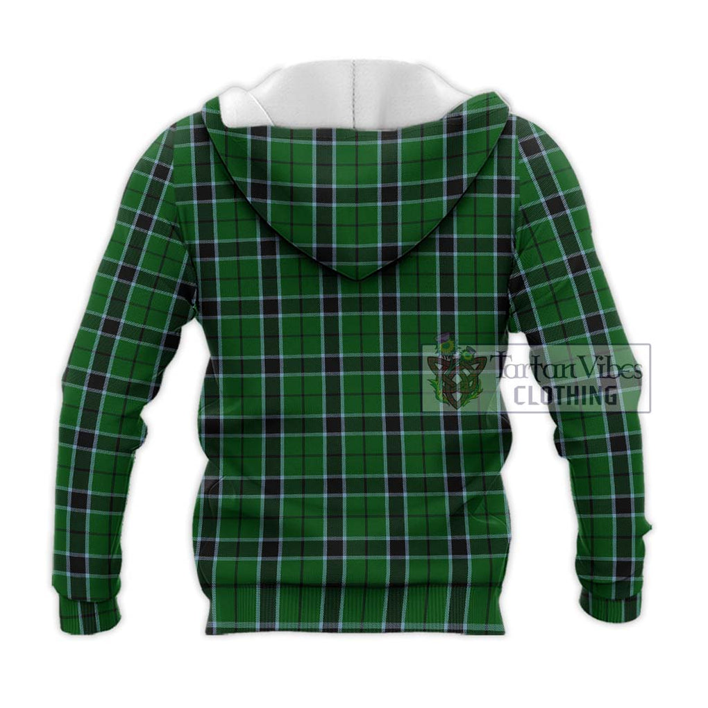 Innes Hunting Tartan Knitted Hoodie with Family Crest DNA In Me Style - Tartanvibesclothing Shop