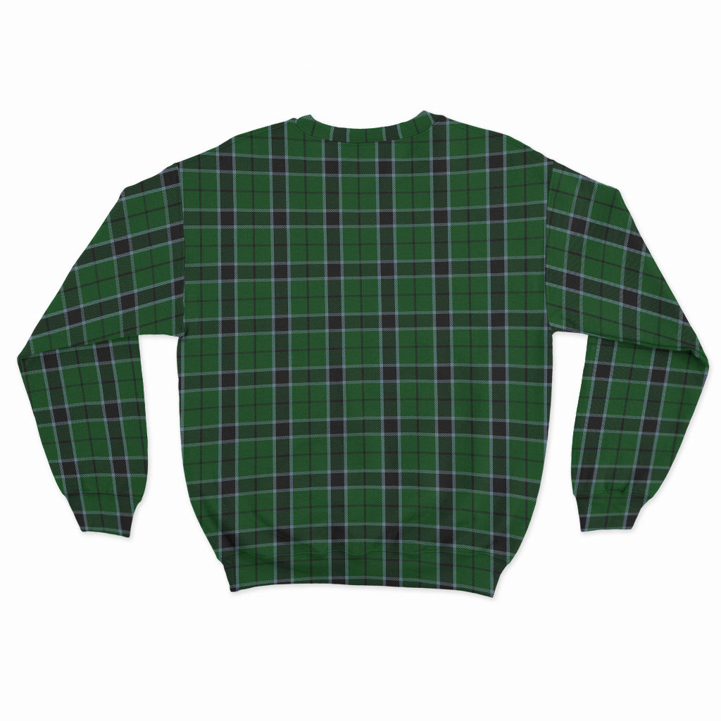 Innes Hunting Tartan Sweatshirt with Family Crest - Tartan Vibes Clothing