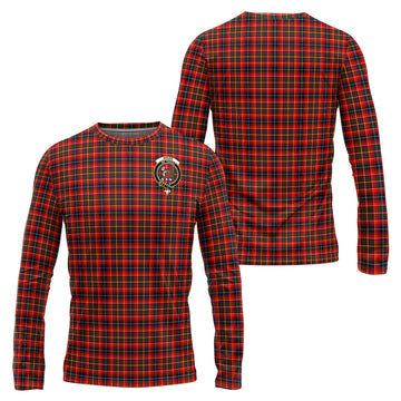 Innes Modern Tartan Long Sleeve T-Shirt with Family Crest