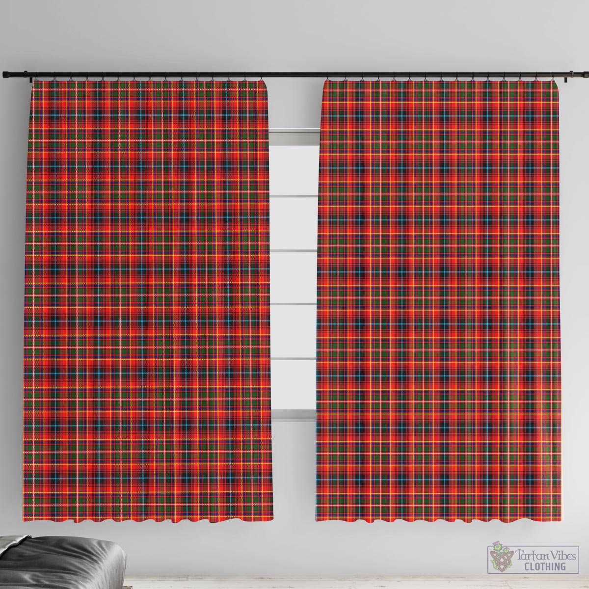 Innes Modern Tartan Window Curtain