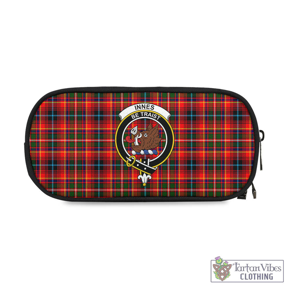 Tartan Vibes Clothing Innes Modern Tartan Pen and Pencil Case with Family Crest