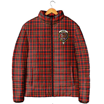 Innes Modern Tartan Padded Jacket with Family Crest