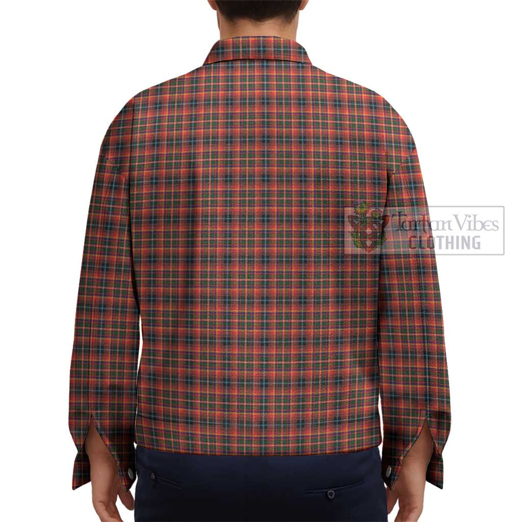 Innes Modern Tartan Unisex Lapel Cotton Jacket - Tartan Vibes Clothing