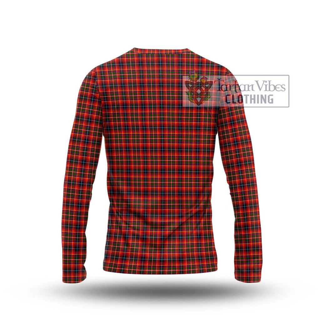 Innes Modern Tartan Long Sleeve T-Shirt with Family Crest DNA In Me Style - Tartanvibesclothing Shop