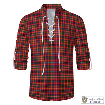 Innes Modern Tartan Men's Scottish Traditional Jacobite Ghillie Kilt Shirt