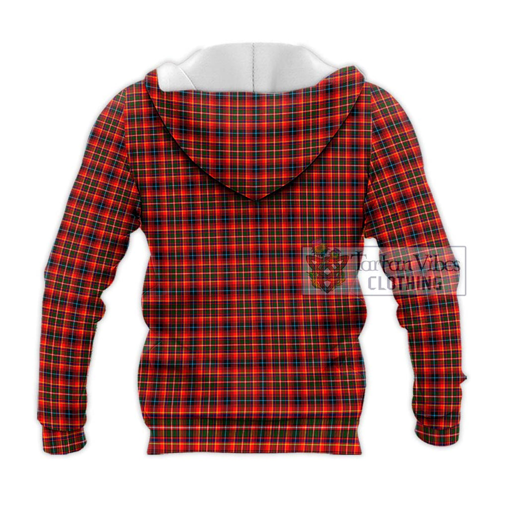 Innes Modern Tartan Knitted Hoodie with Family Crest DNA In Me Style - Tartanvibesclothing Shop