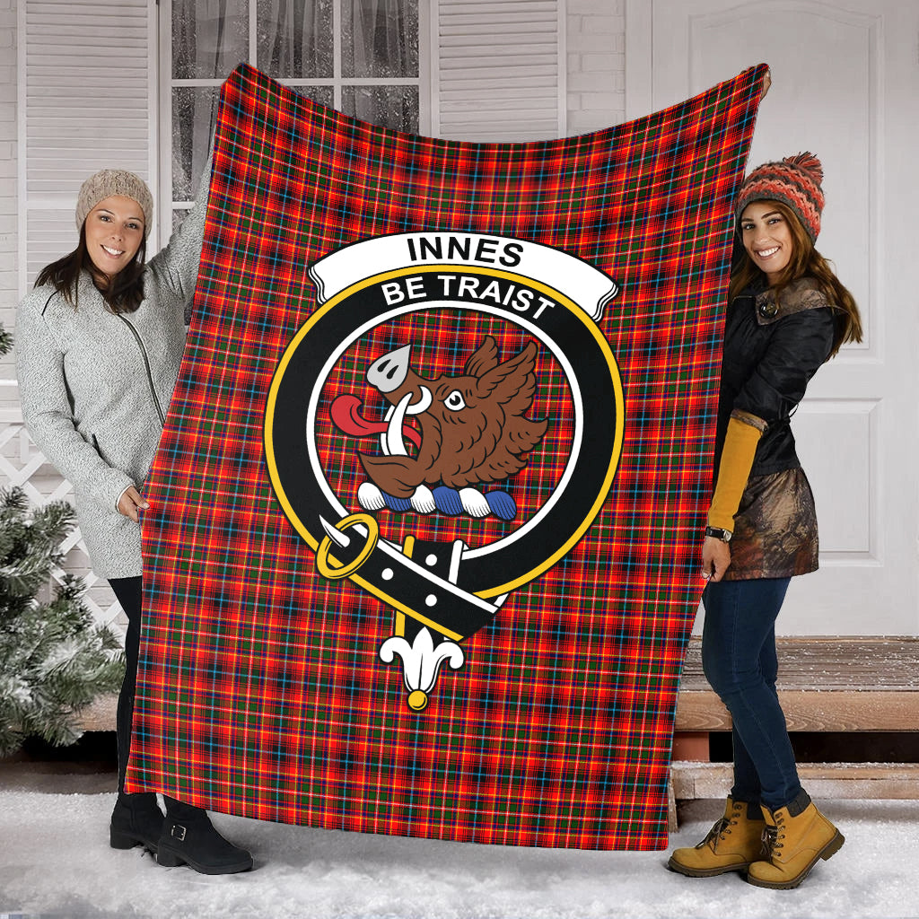 innes-modern-tartab-blanket-with-family-crest