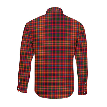 Innes Modern Tartan Long Sleeve Button Up Shirt with Family Crest