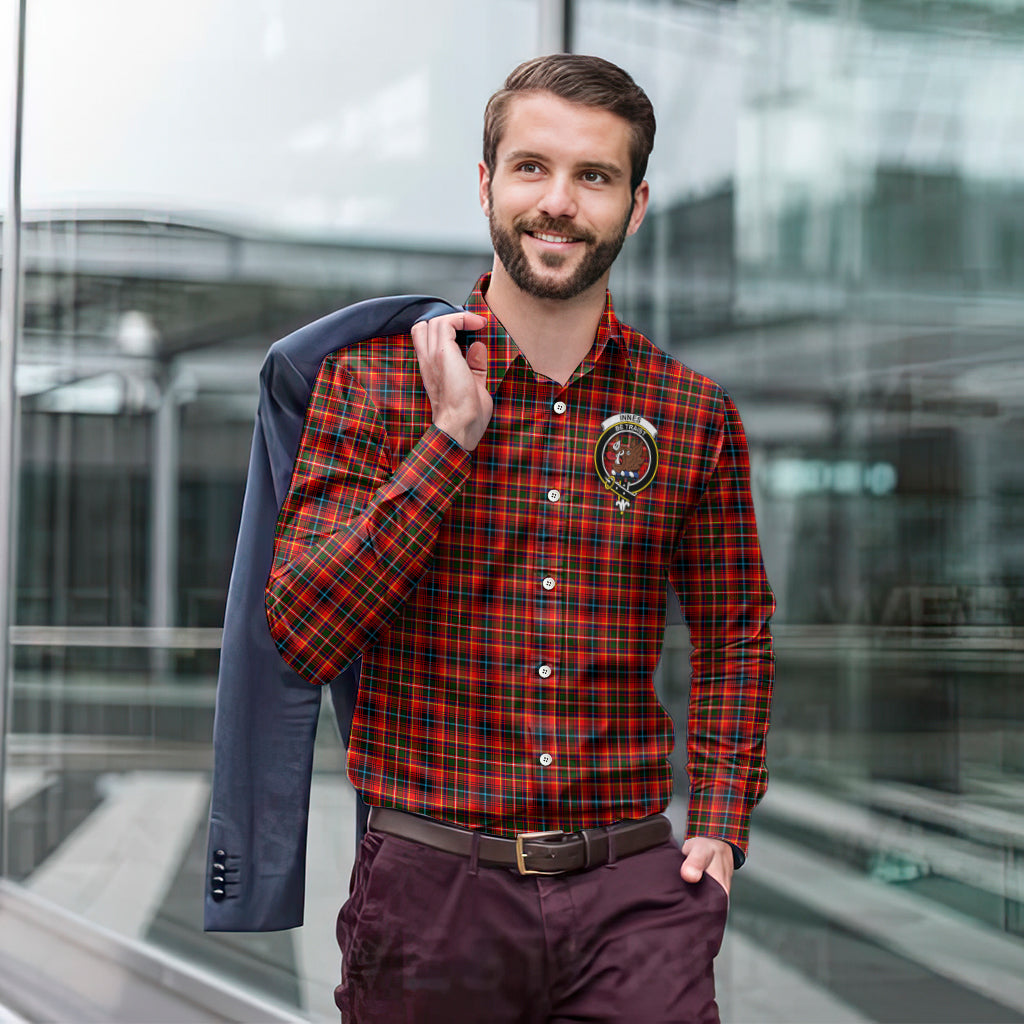 innes-modern-tartan-long-sleeve-button-up-shirt-with-family-crest