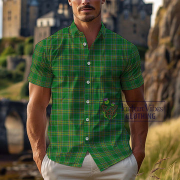 Ireland National Tartan Cotton Hawaiian Shirt