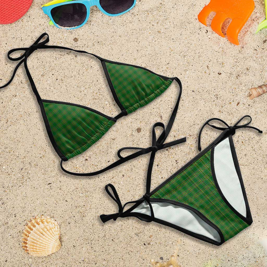 Ireland National Tartan Bikini Swimsuit - Tartan Vibes Clothing