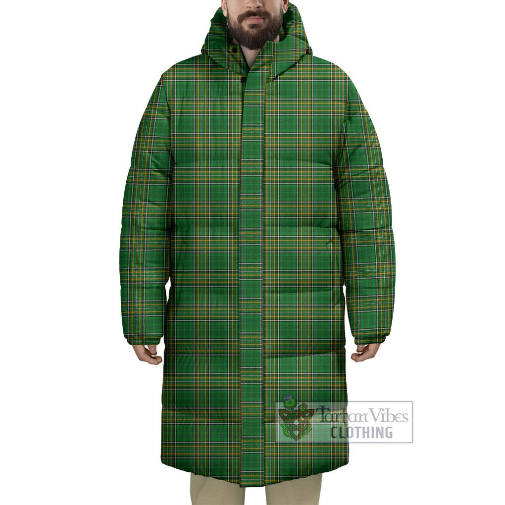 Tartan Vibes Clothing Ireland National Tartan Long Down Jacket