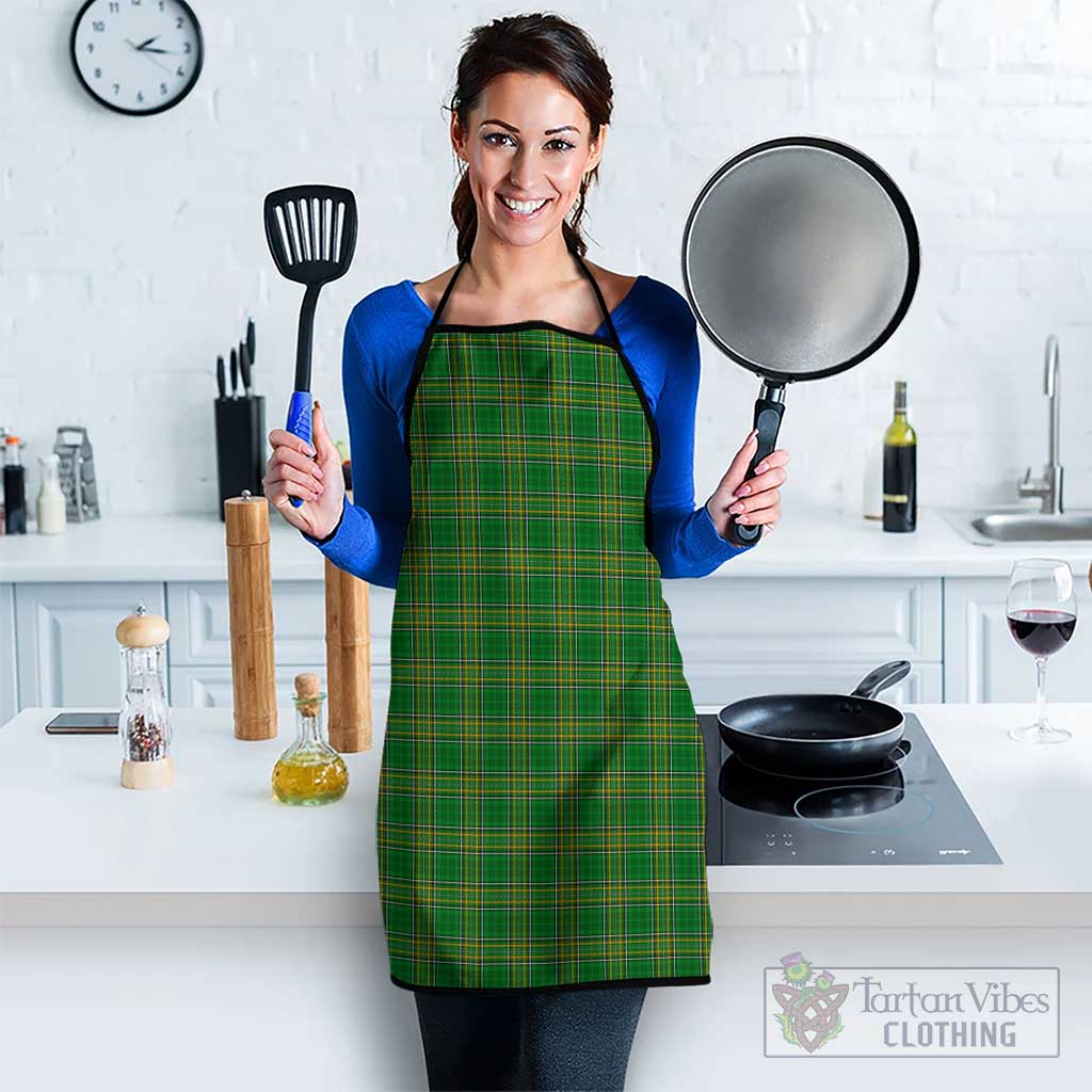 Ireland National Tartan Apron Black S 38x47 cm - Tartan Vibes Clothing