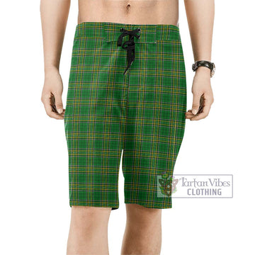 Ireland National Tartan Men's Board Shorts