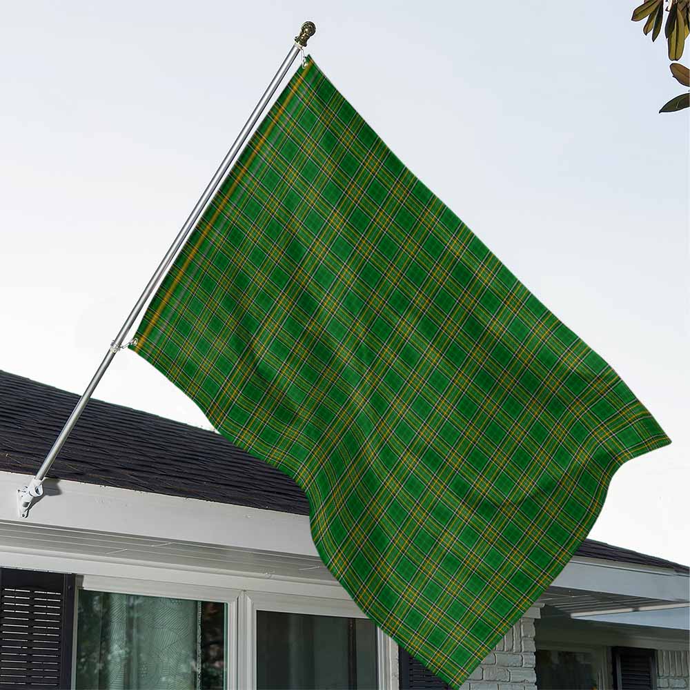 Tartan Vibes Clothing Ireland National Tartan House Flag