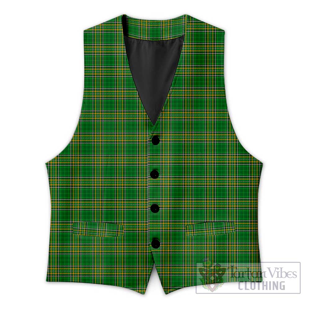 Tartan Vibes Clothing Ireland National Tartan Men's Sleeveless Suit Vest