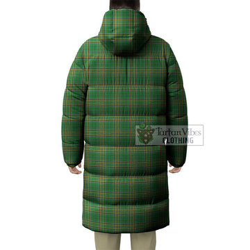 Ireland National Tartan Long Down Jacket