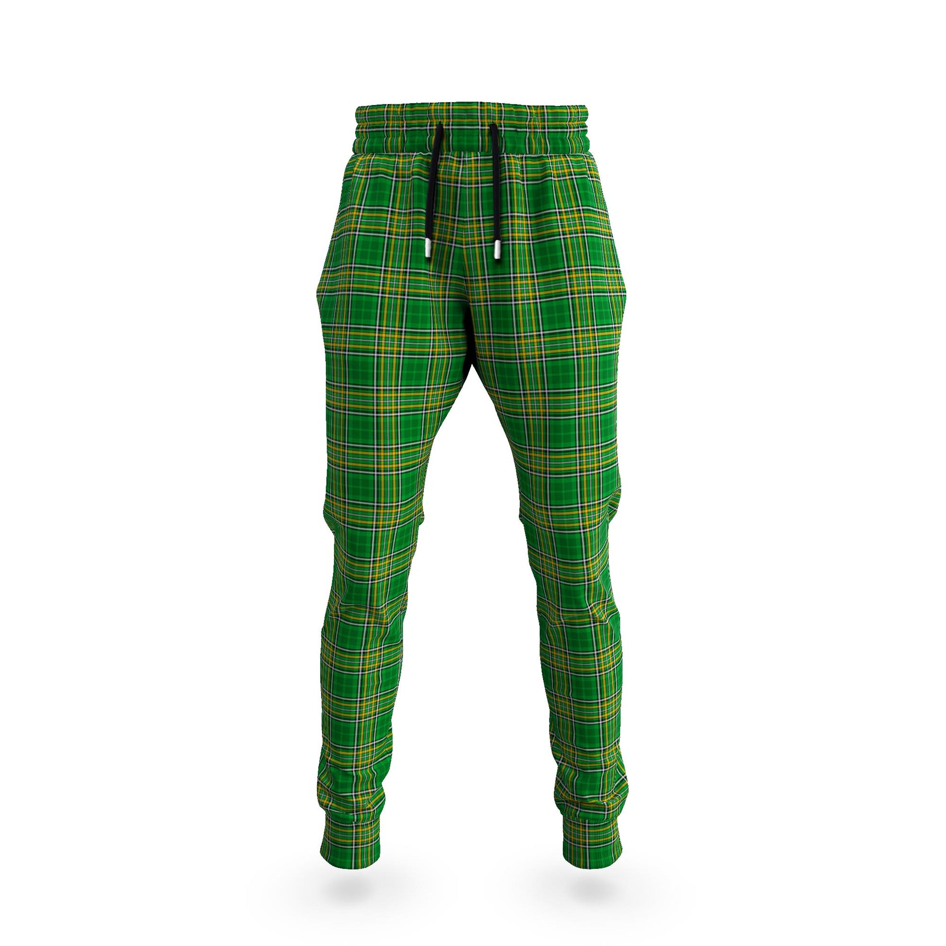 Ireland National Tartan Joggers Pants - Tartanvibesclothing