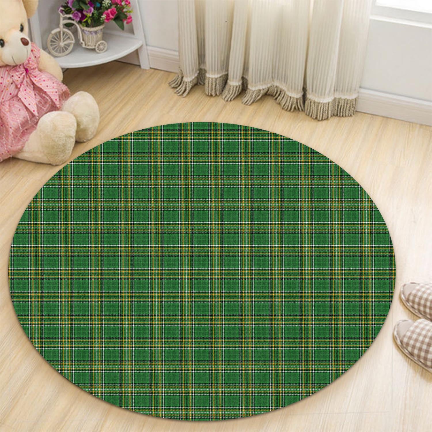 ireland-national-tartan-round-rug