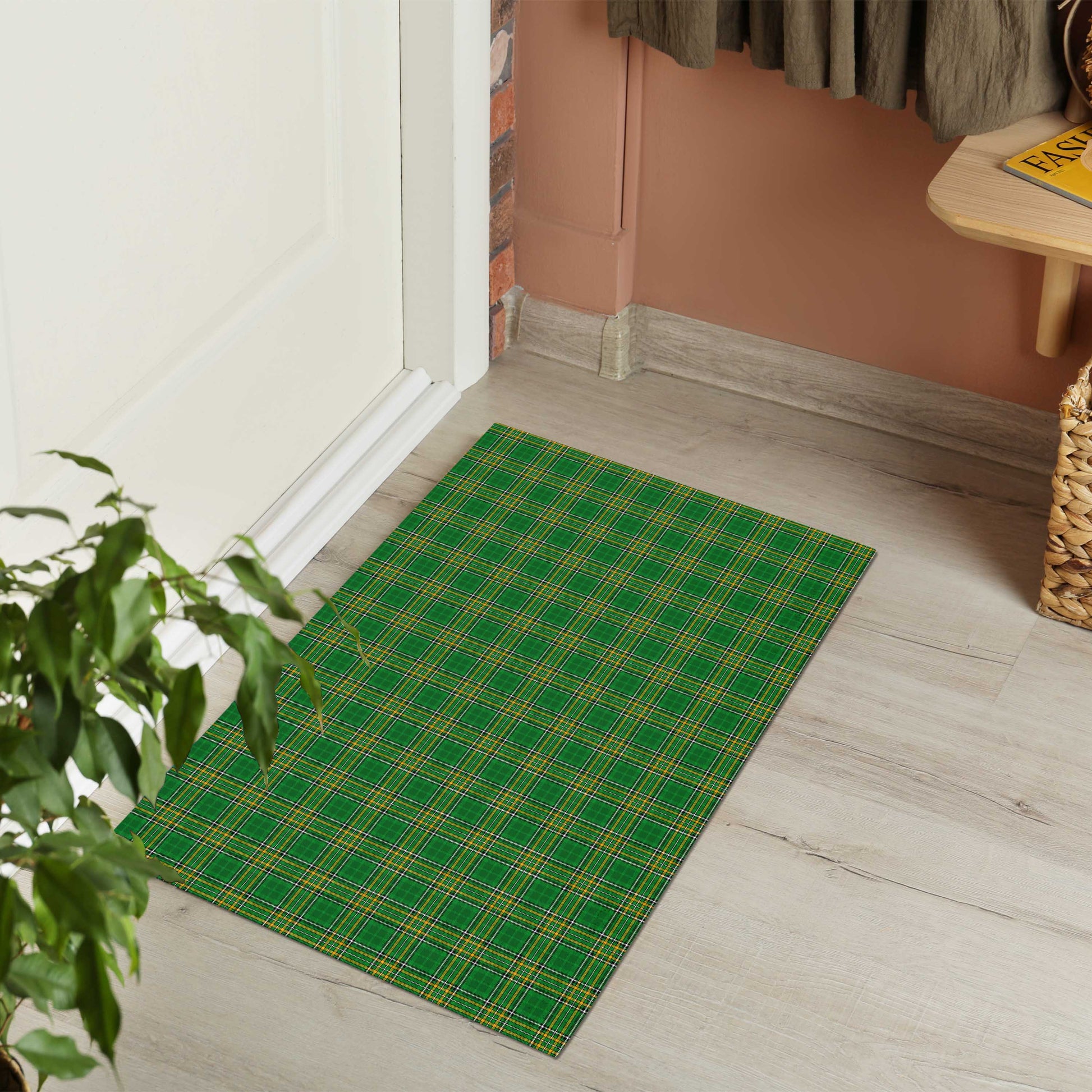 Ireland National Tartan Door Mat - Tartanvibesclothing