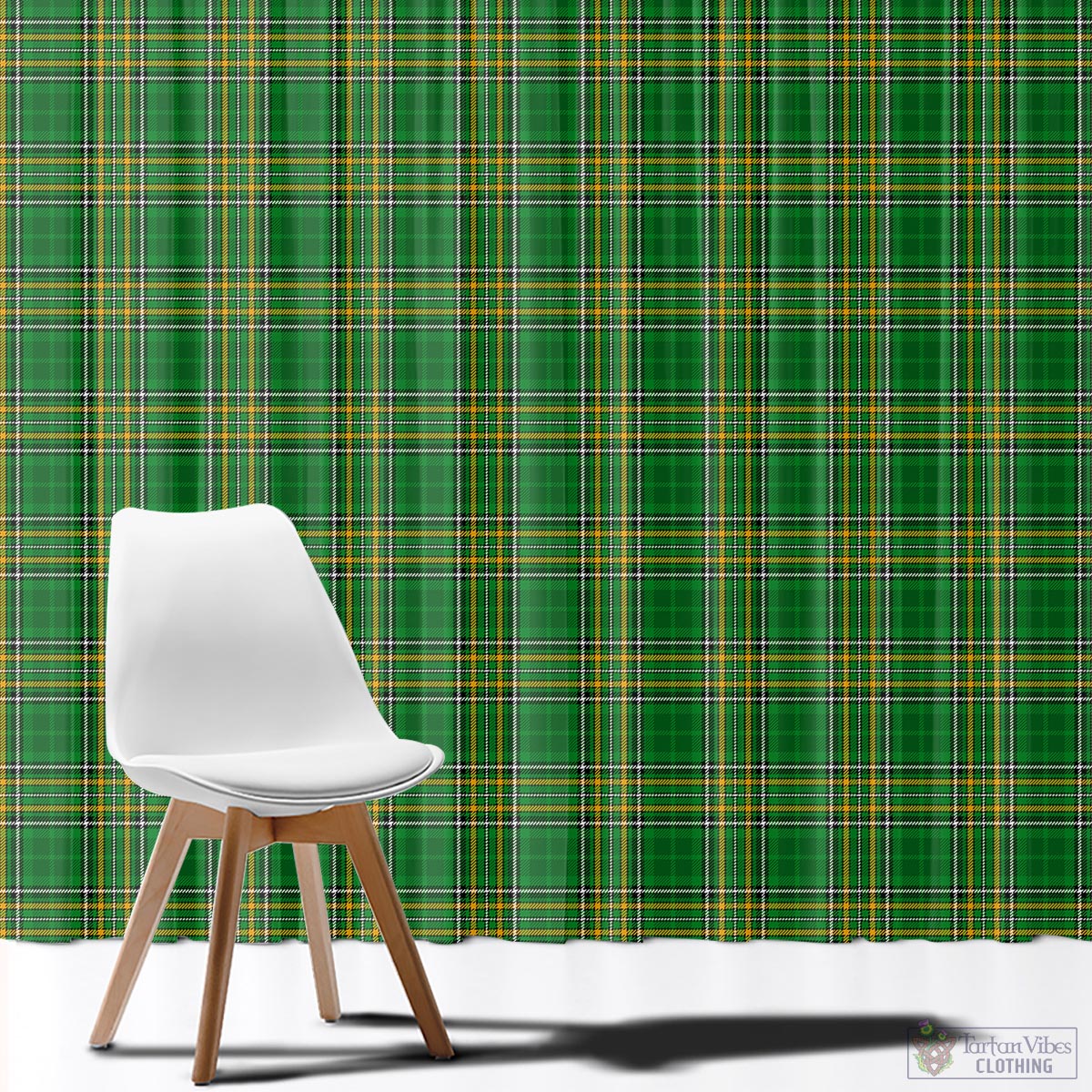 Ireland National Tartan Window Curtain