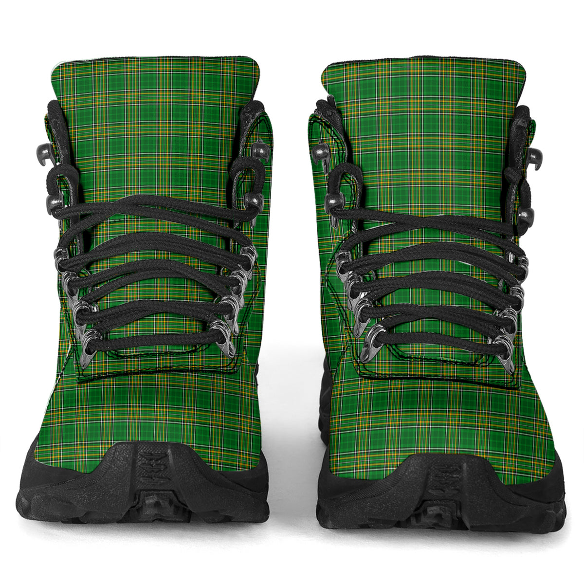 Ireland National Tartan Alpine Boots - Tartanvibesclothing