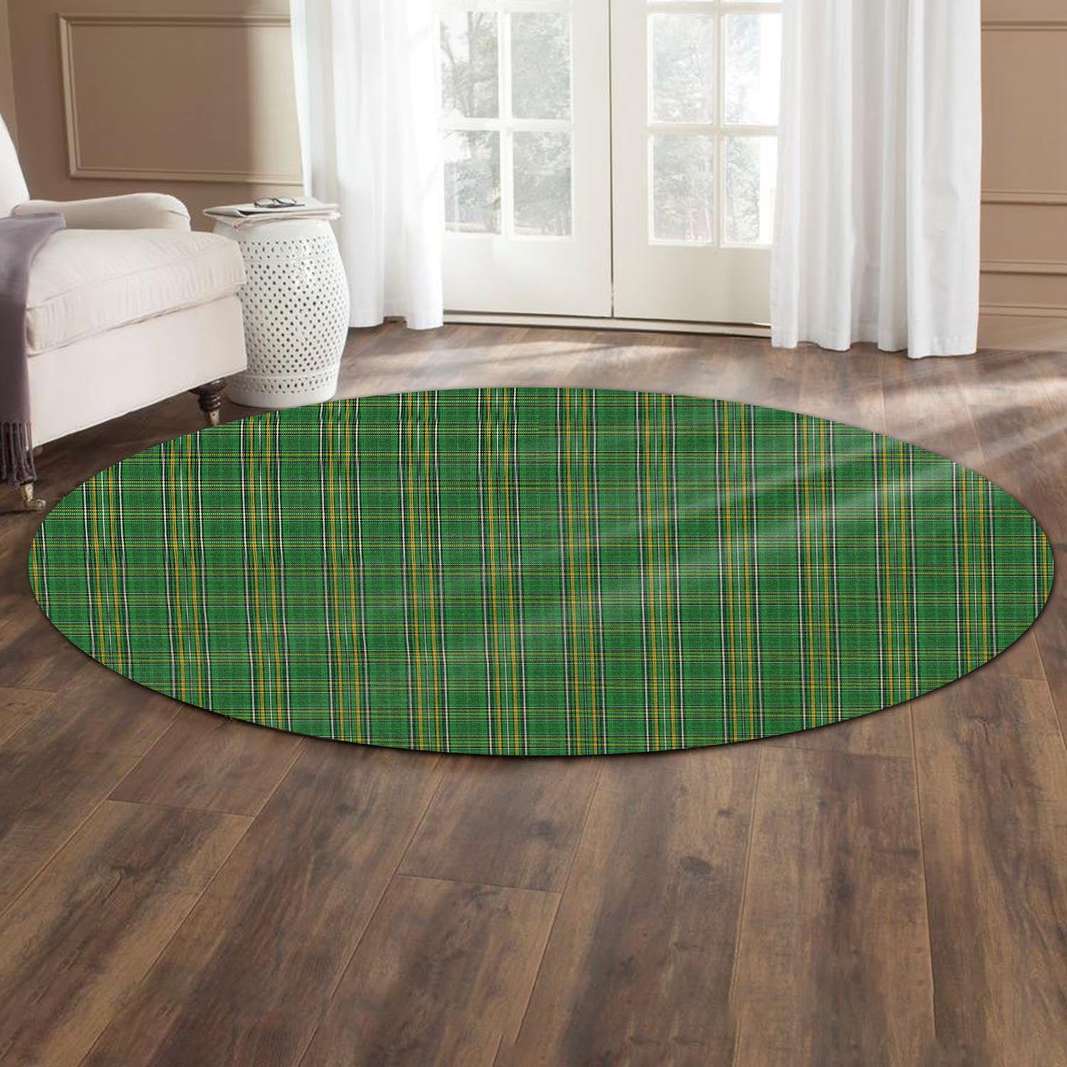 ireland-national-tartan-round-rug