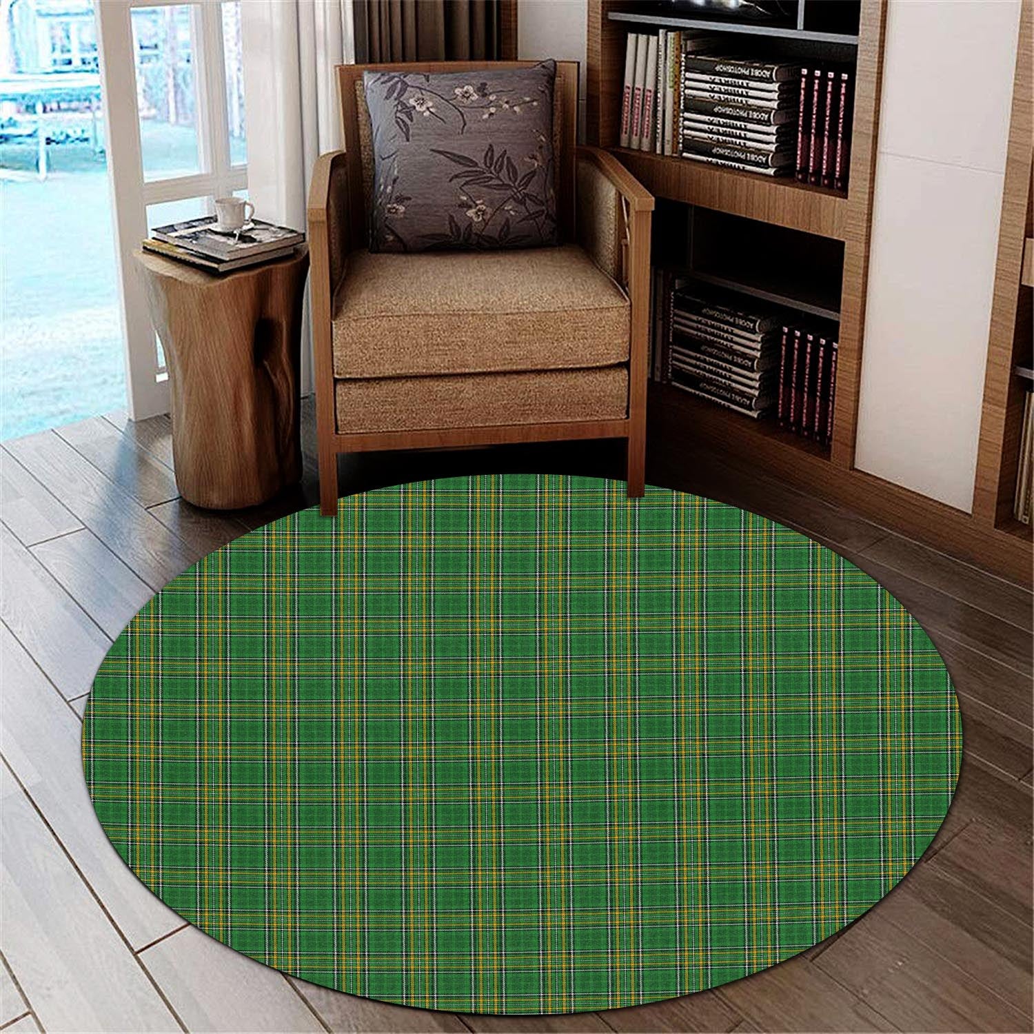 ireland-national-tartan-round-rug