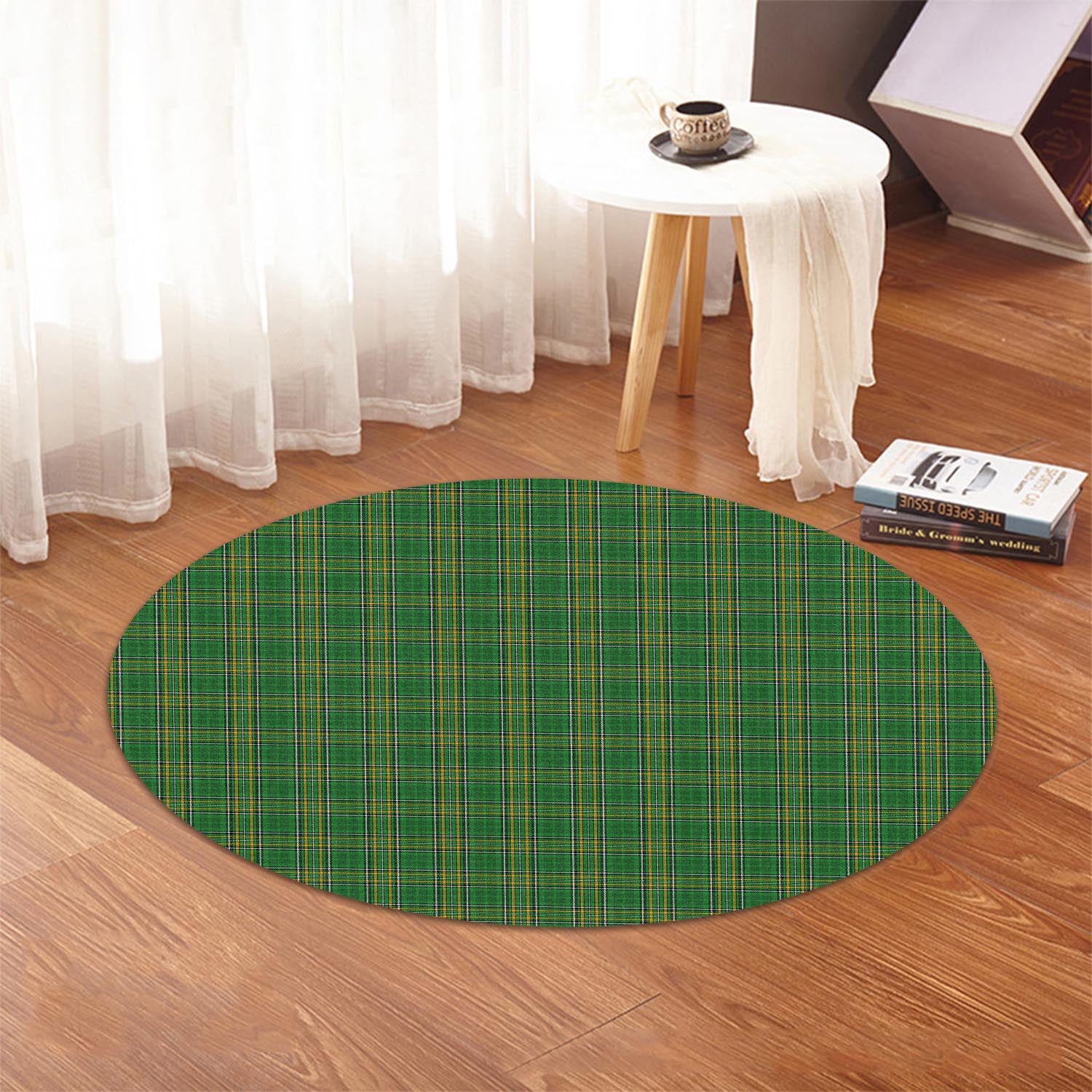 ireland-national-tartan-round-rug