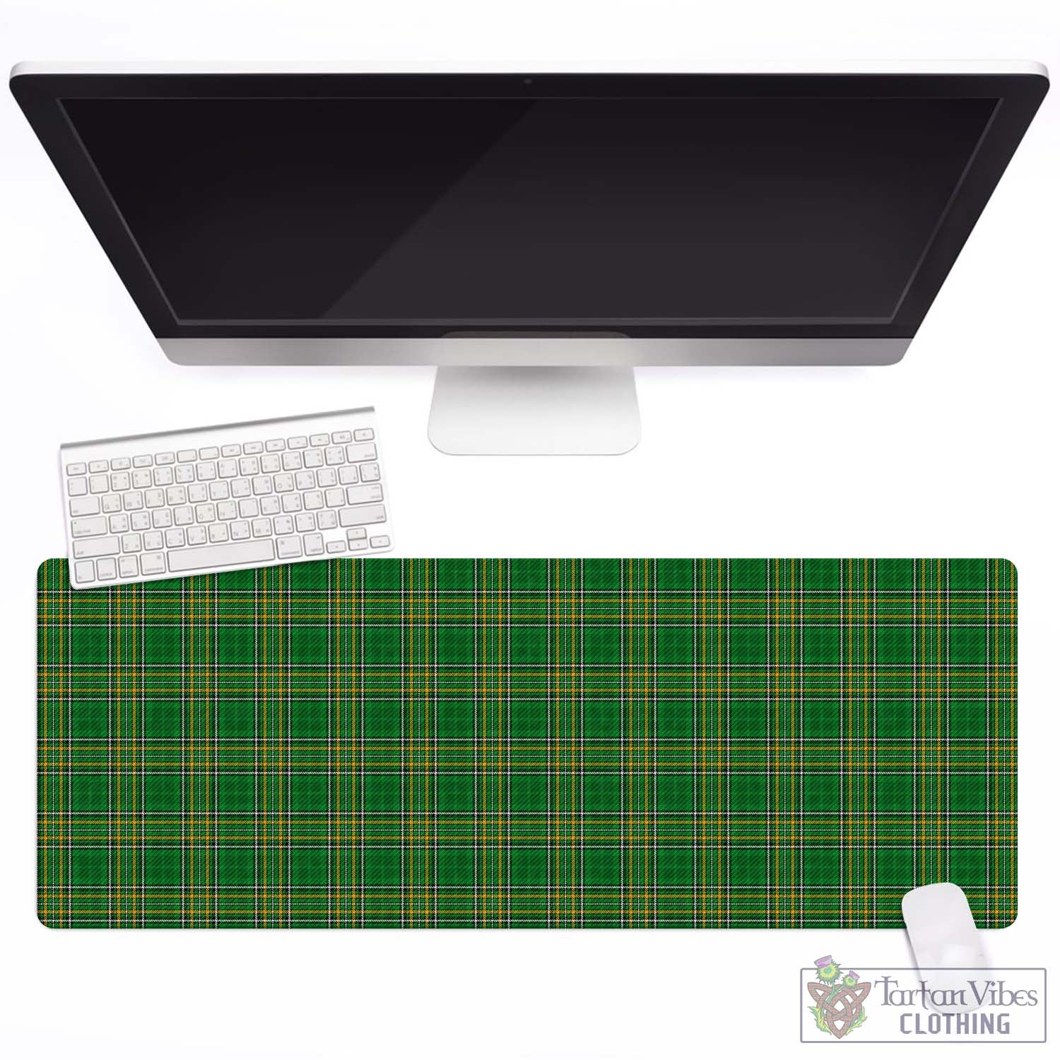 Tartan Vibes Clothing Ireland National Tartan Mouse Pad