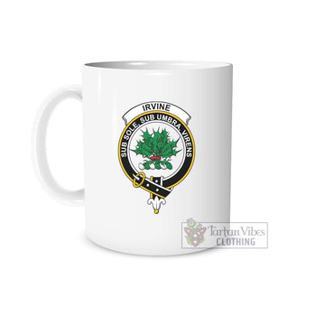 Irvine Family Crest Ceramic Mug