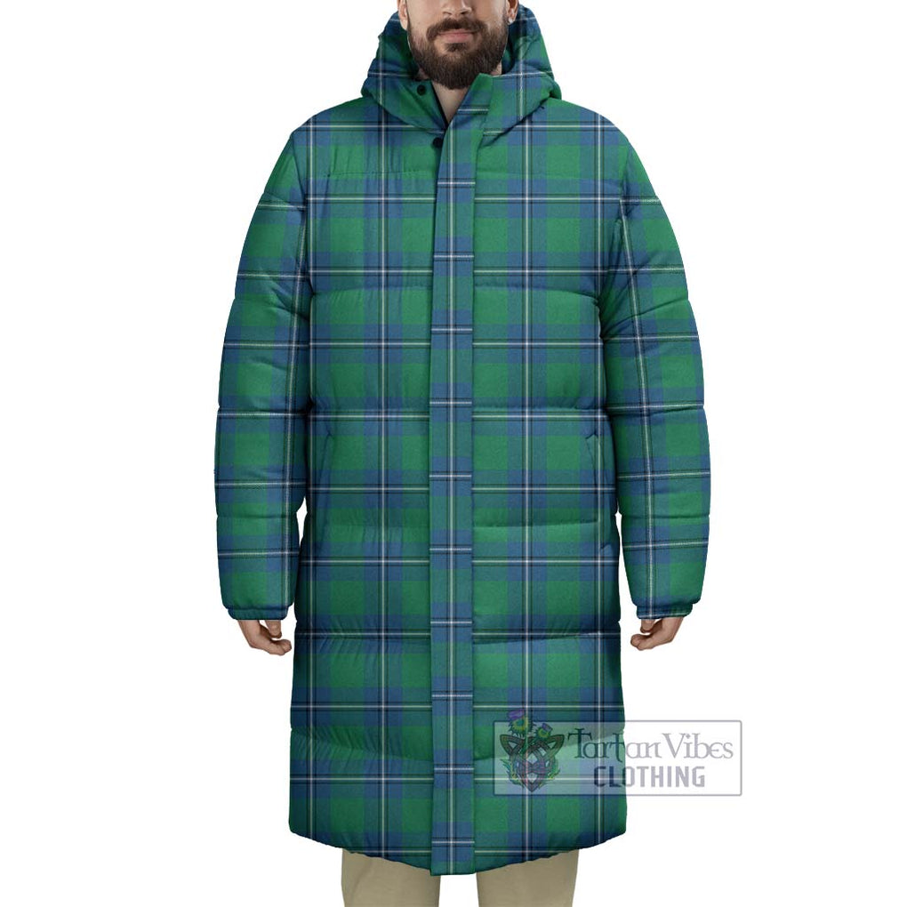 Tartan Vibes Clothing Irvine Tartan Long Down Jacket