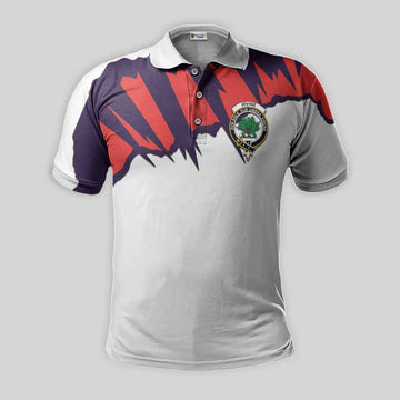 Irvine Clan Crest Polo Shirt with Retro Sport Style