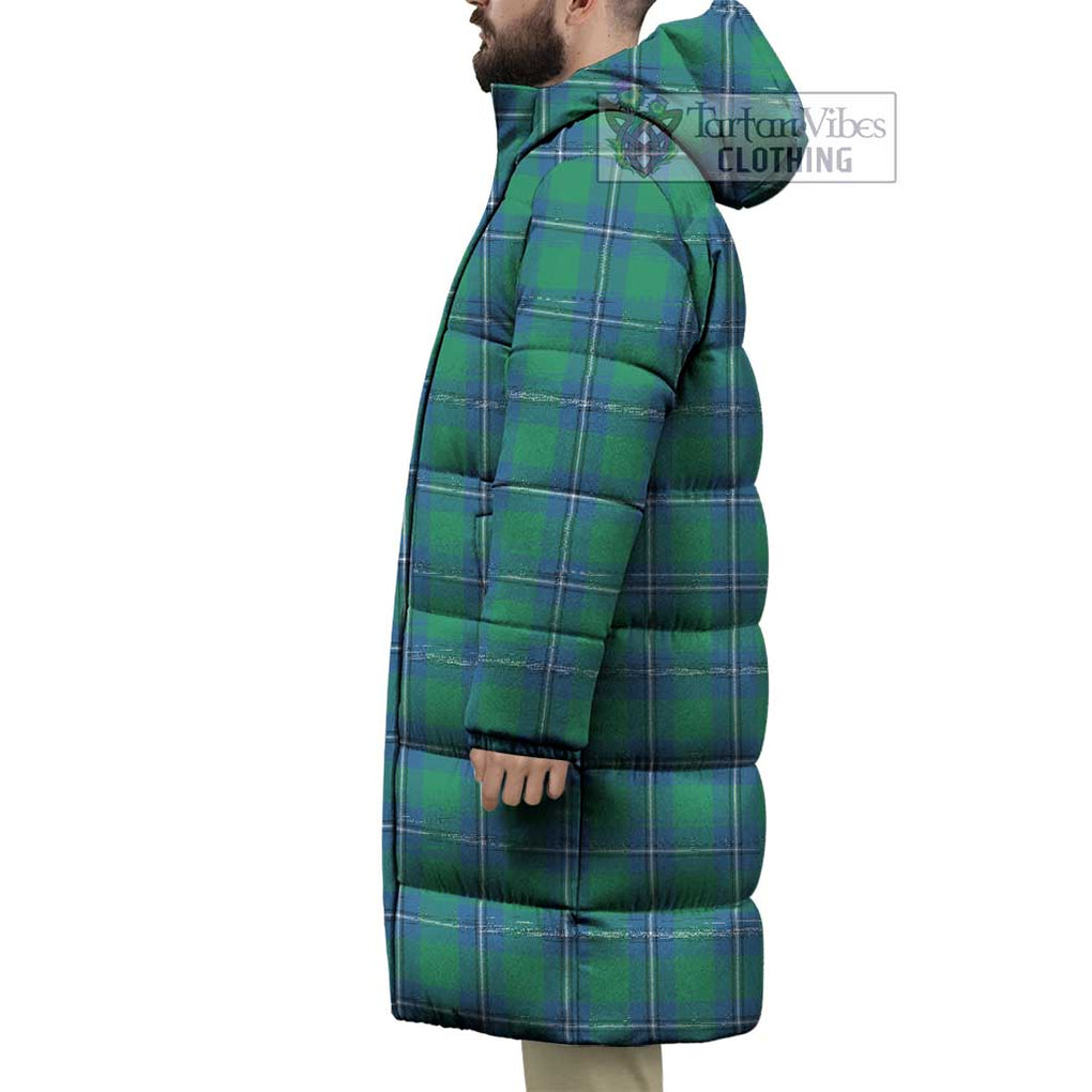 Tartan Vibes Clothing Irvine Tartan Long Down Jacket