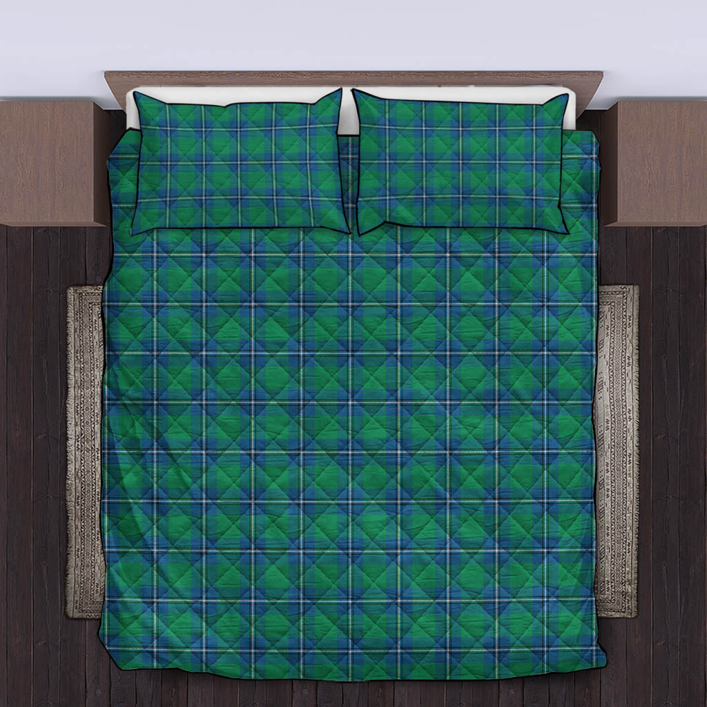 Irvine Tartan Quilt Bed Set King - Tartan Vibes Clothing