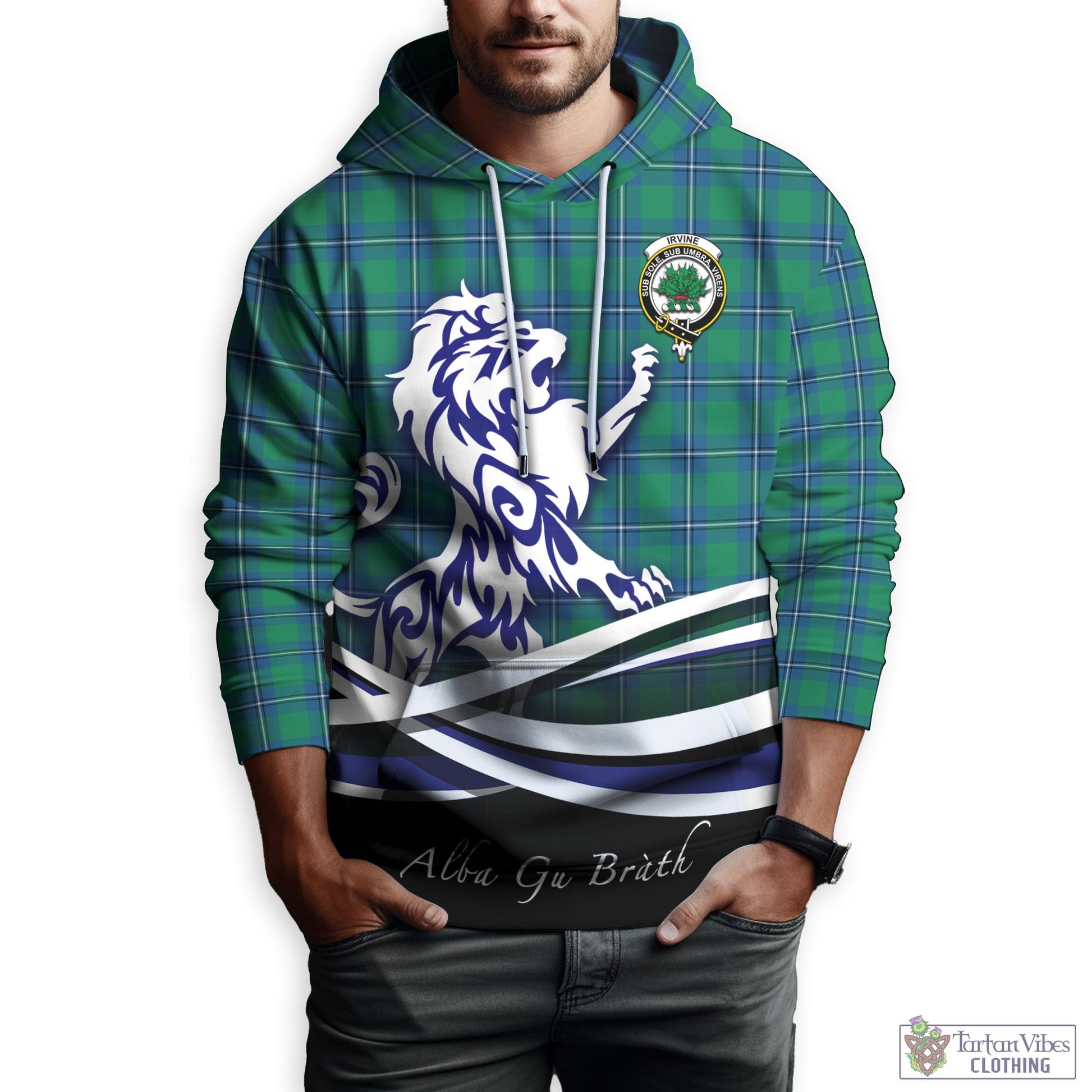 irvine-ancient-tartan-hoodie-with-alba-gu-brath-regal-lion-emblem