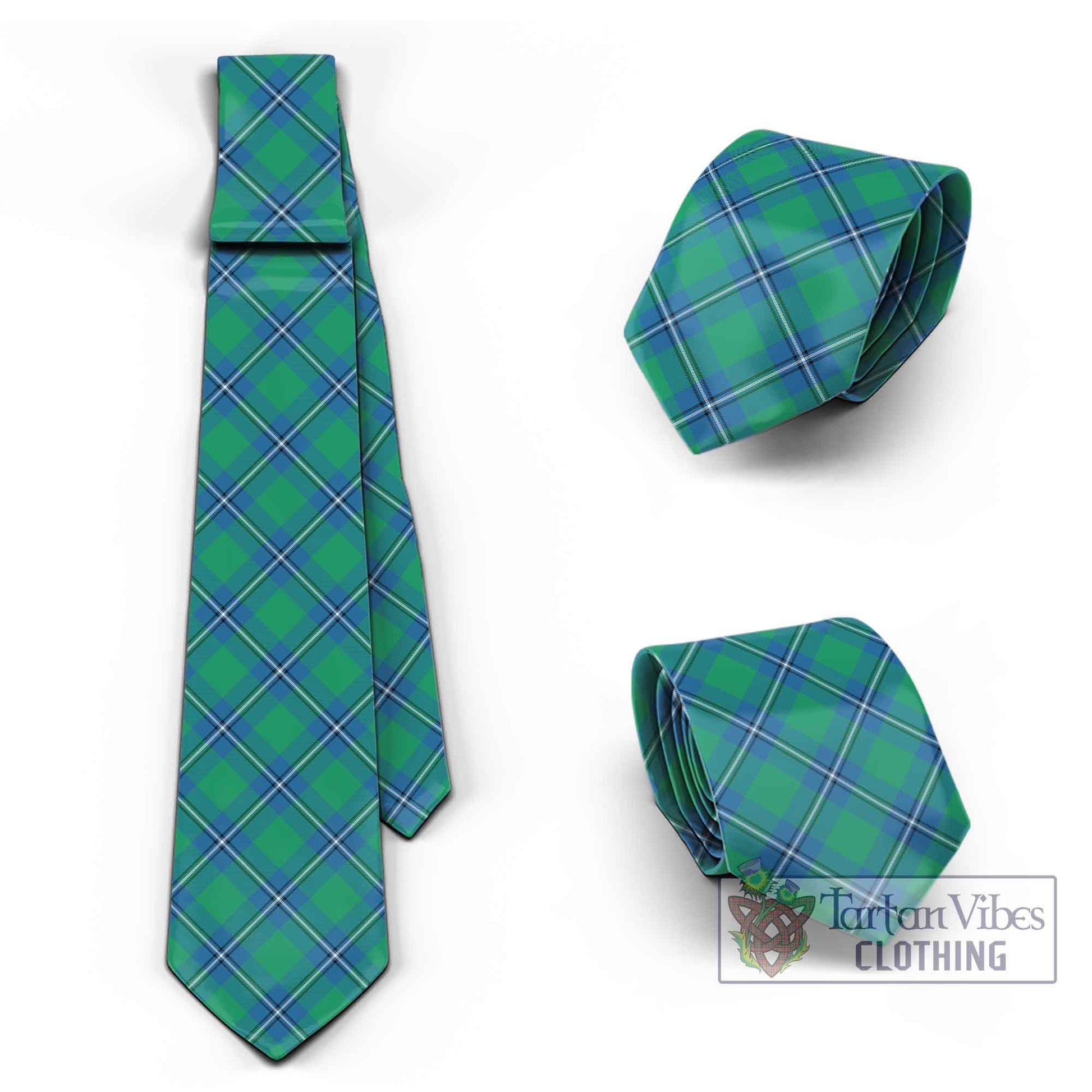 Tartan Vibes Clothing Irvine Ancient Tartan Classic Necktie Cross Style