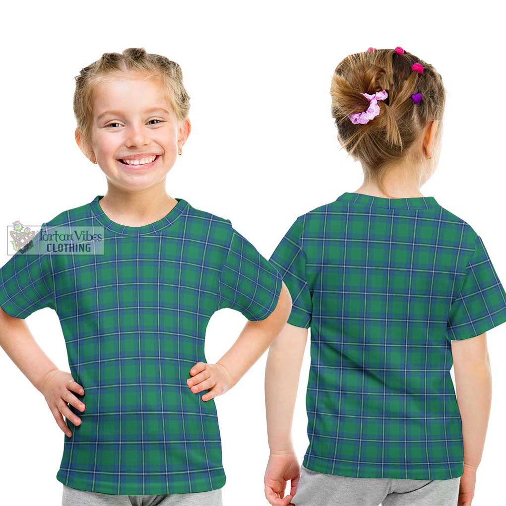 Irvine Tartan Kid T-Shirt Youth XL Size14 - Tartanvibesclothing Shop