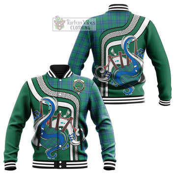 Irvine Tartan Baseball Jacket with Epic Bagpipe Style